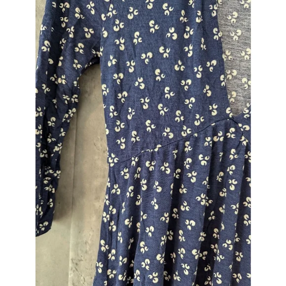 Women's Urban Outfitters Blue Floral Dress Size S - Picture 4 of 9